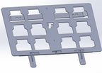 Yamaha YXZ Bed Milwaukee Packout Mount, Double by Fastlab