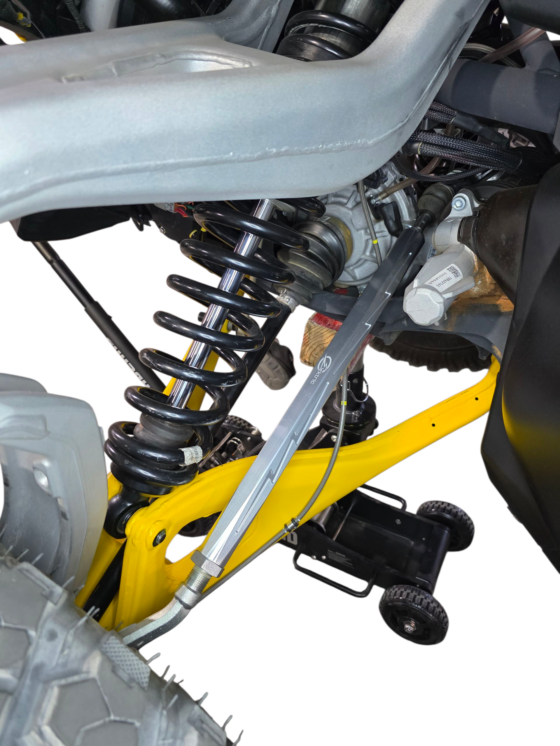 2024+ Can Am Maverick R Billet Tie Rods Anodized Clear