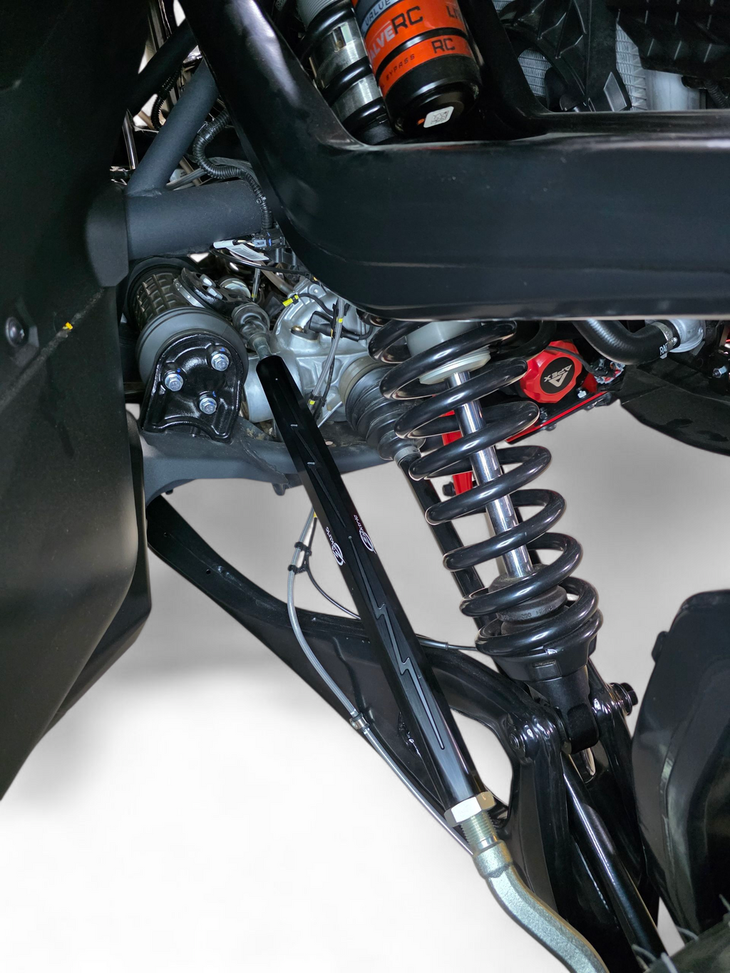 2024+ Can Am Maverick R Billet Tie Rods Anodized Black