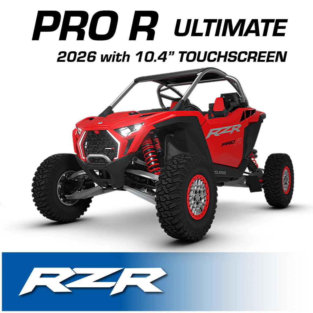 2026 Polaris RZR Pro R Ultimate – Complete Communication Kit with Bluetooth Intercom and 2-Way Radio (10.4″ Touchscreen Models Only)