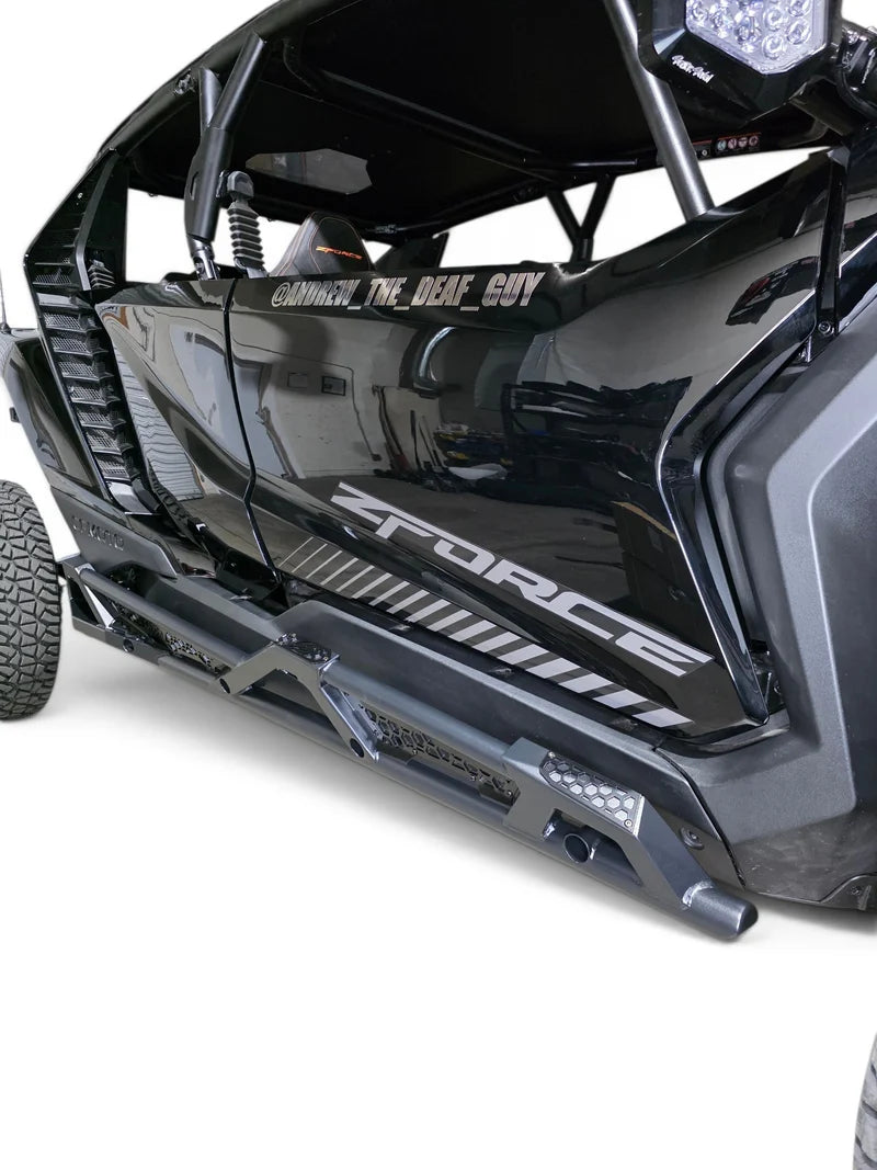 2026+ CFMoto ZForce Z10 Spark Tree Kicker Side Steps (4 Seat), Black