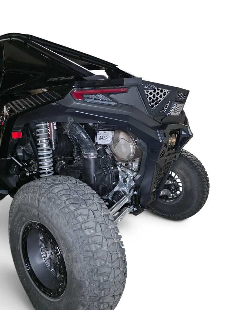 2026+ CFMoto ZForce Z10 Race Series High Clearance Billet Radius Rods, Anodized Clear
