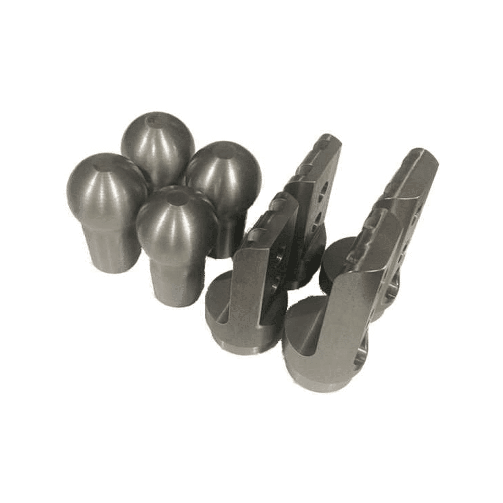 Polaris Pro R Cage Bung Set Domed Style - Ajk Offroad image 2