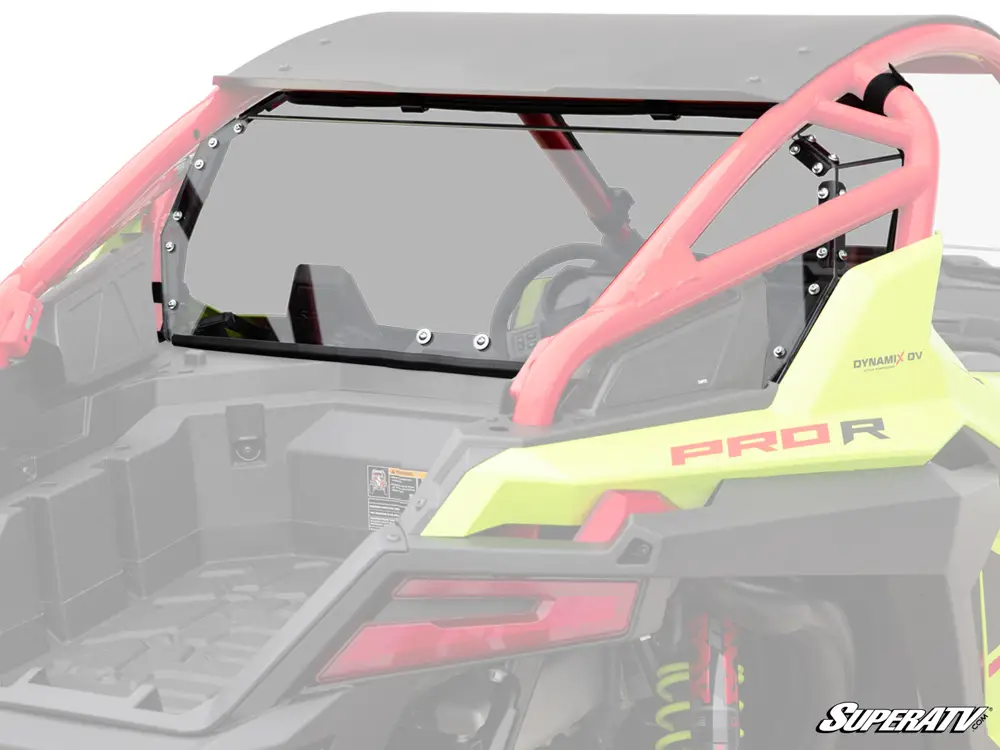 2024 Rzr Pro R Rear Windshield Polaris Rzr Pro R Rear Windshield – Kwik-Saw Racing