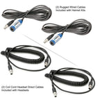 242 Portable Intercom Kit – 2-Person Bluetooth Intercom System