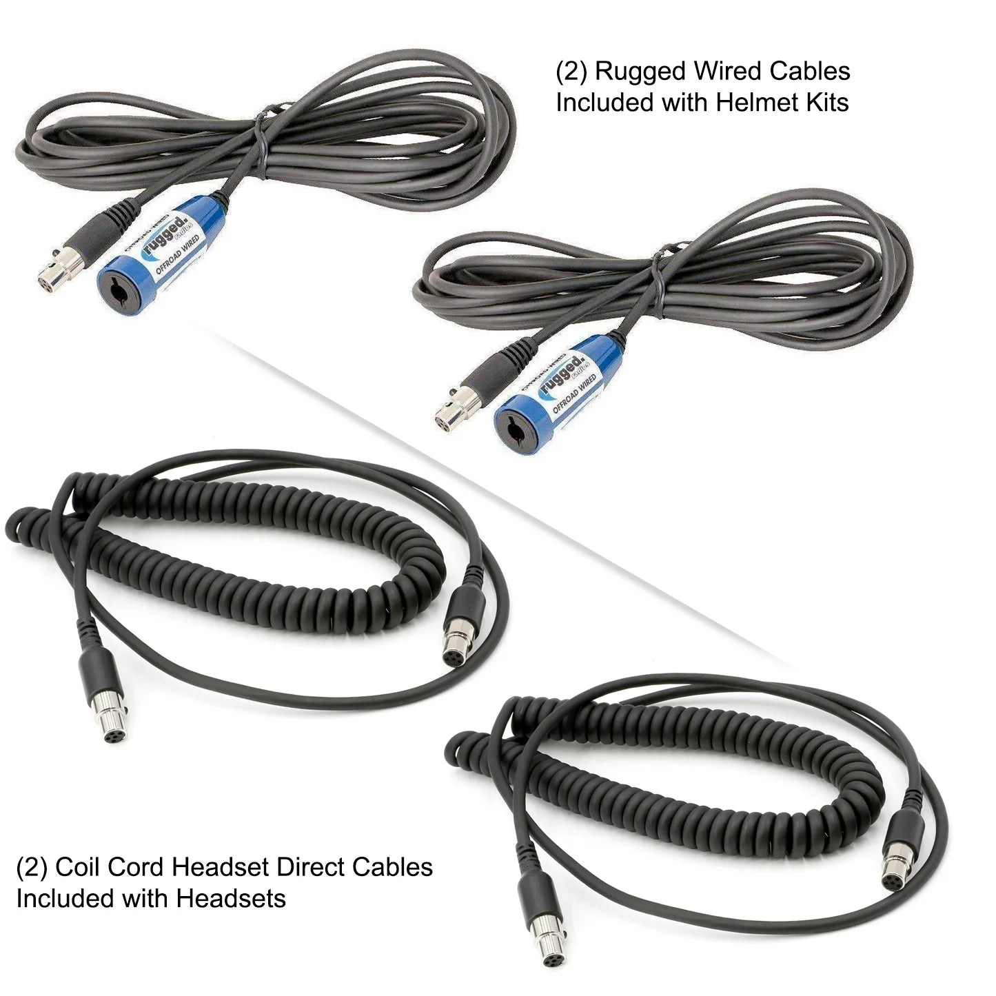 242 Portable Intercom Kit – 2-Person Bluetooth Intercom System