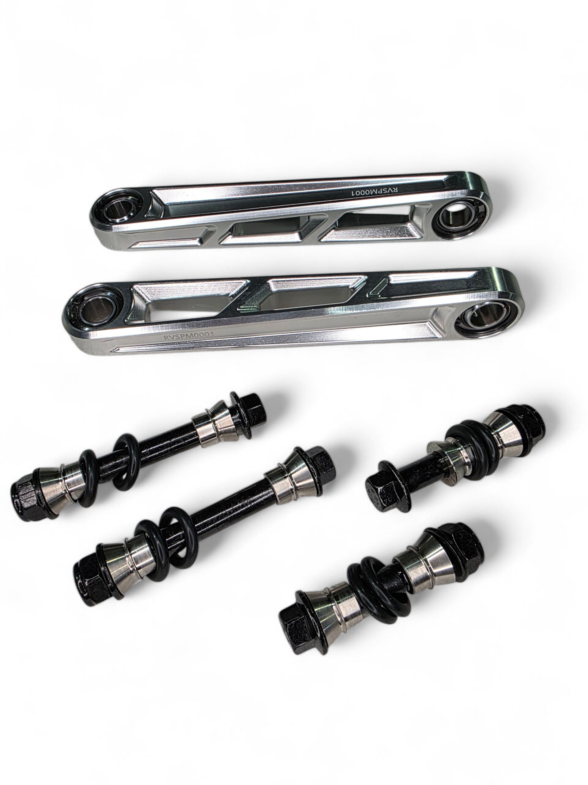2024+ Can Am Maverick R Front Sway Bar Links Anodized (Clear)
