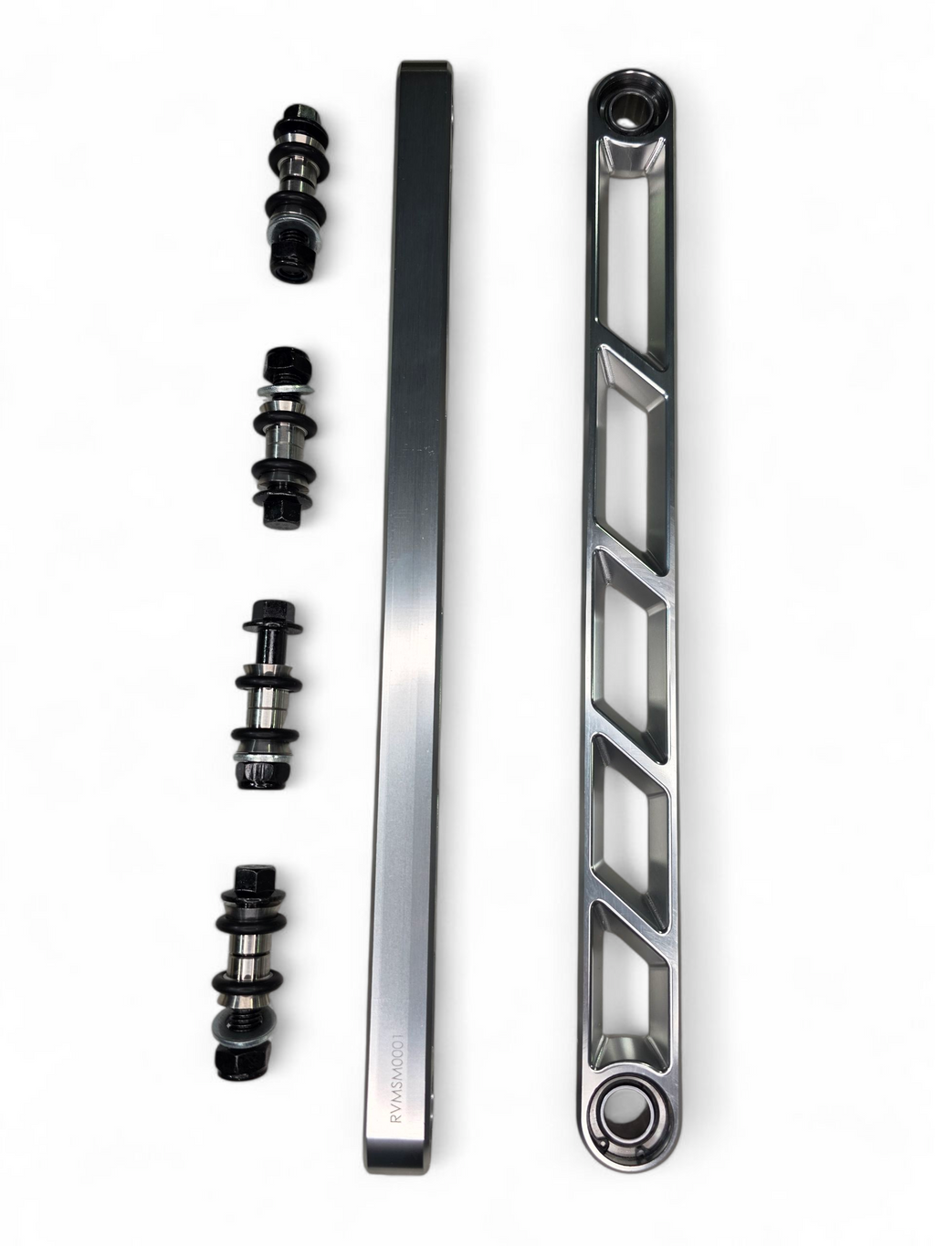 2024+ Can Am Maverick R Rear Sway Bar Links Anodized Clear