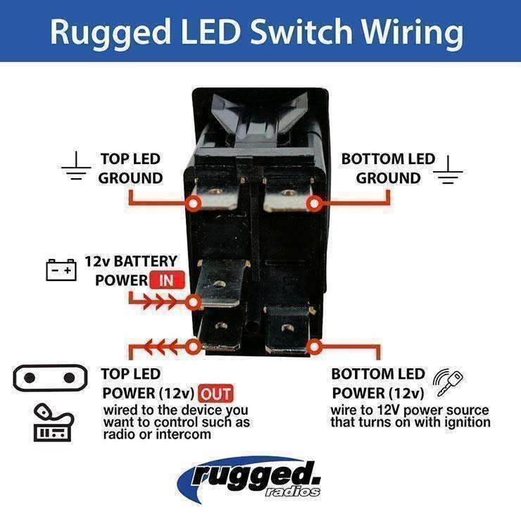 Waterproof Rocker Switch For Mac Helmet Air Pumpers image 2