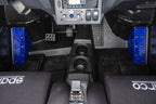 Polaris Rzr Dead Pedal And Foot Rest Cover Set - Blue image 1