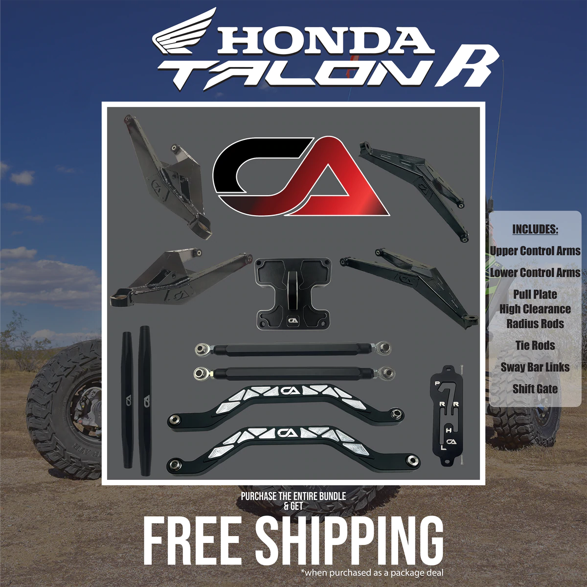 Honda Talon R Suspension Package - Ca Tech Usa image 0