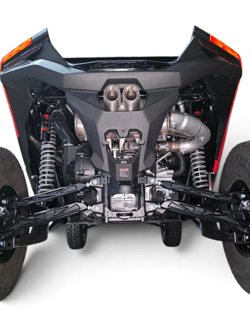 2026+ CFMoto ZForce Z10 Race Series High Clearance Billet Radius Rods, Anodized Black