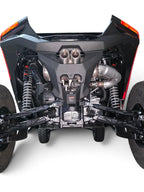 2026+ CFMoto ZForce Z10 Race Series High Clearance Billet Radius Rods, Anodized Black