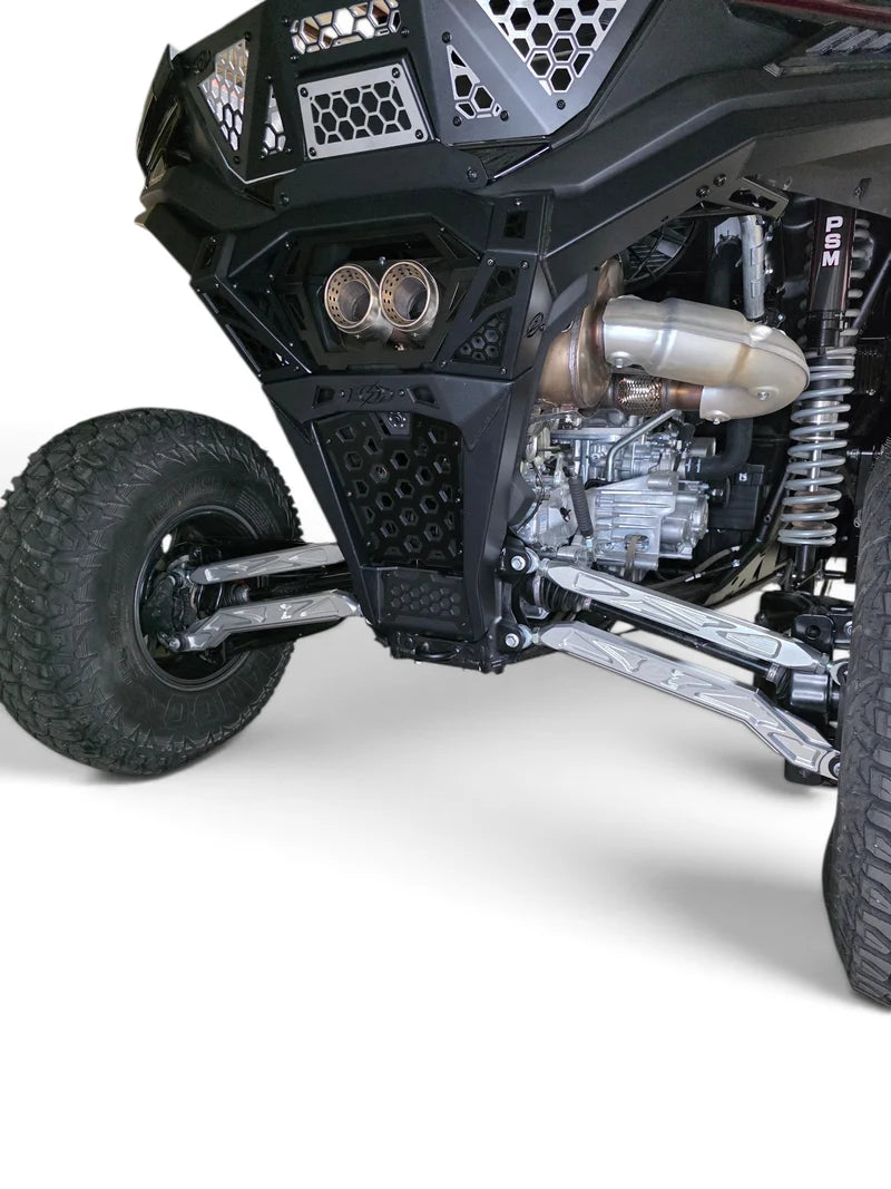 2026+ CFMoto ZForce Z10 Race Series High Clearance Billet Radius Rods, Anodized Clear