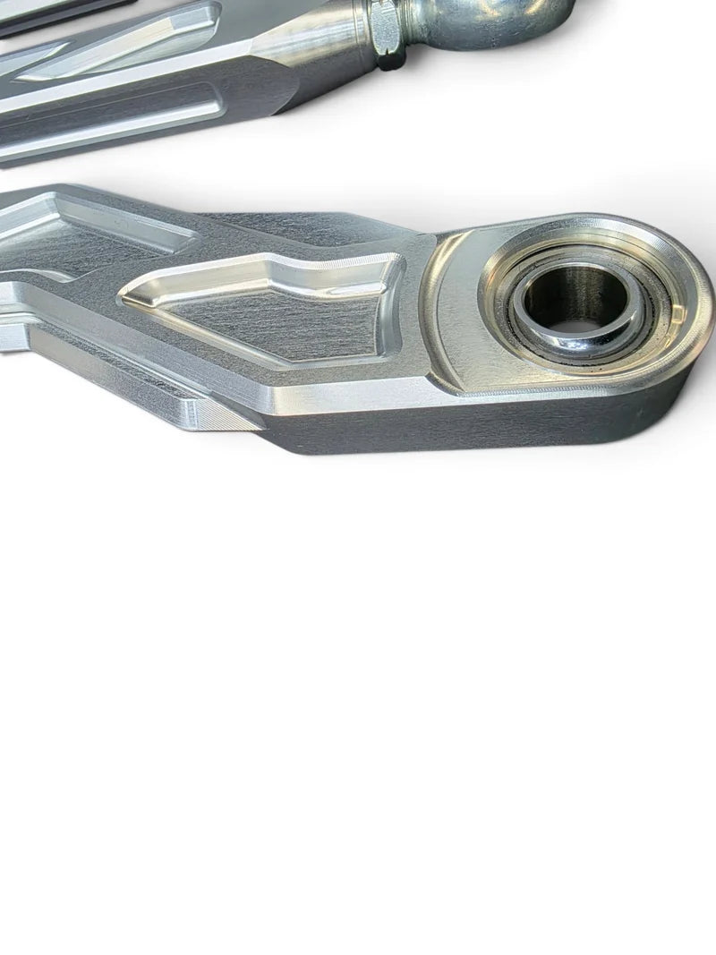 2026+ CFMoto ZForce Z10 Race Series High Clearance Billet Radius Rods, Anodized Clear