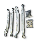 2026+ CFMoto ZForce Z10 Race Series High Clearance Billet Radius Rods, Anodized Clear