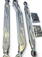 2026+ CFMoto ZForce Z10 Race Series High Clearance Billet Radius Rods, Anodized Clear