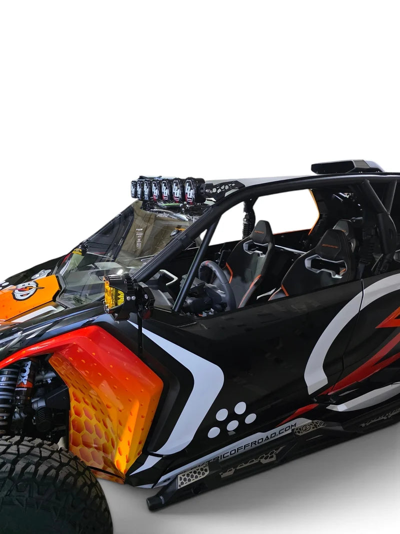 2026+ CFMoto ZForce Z10 Spark Roof Light Bar Mount for Baja Designs Linkable 7 Light