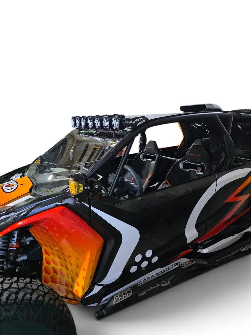 2026+ CFMoto ZForce Z10 Spark Roof Light Bar Mount for Baja Designs Linkable 7 Light