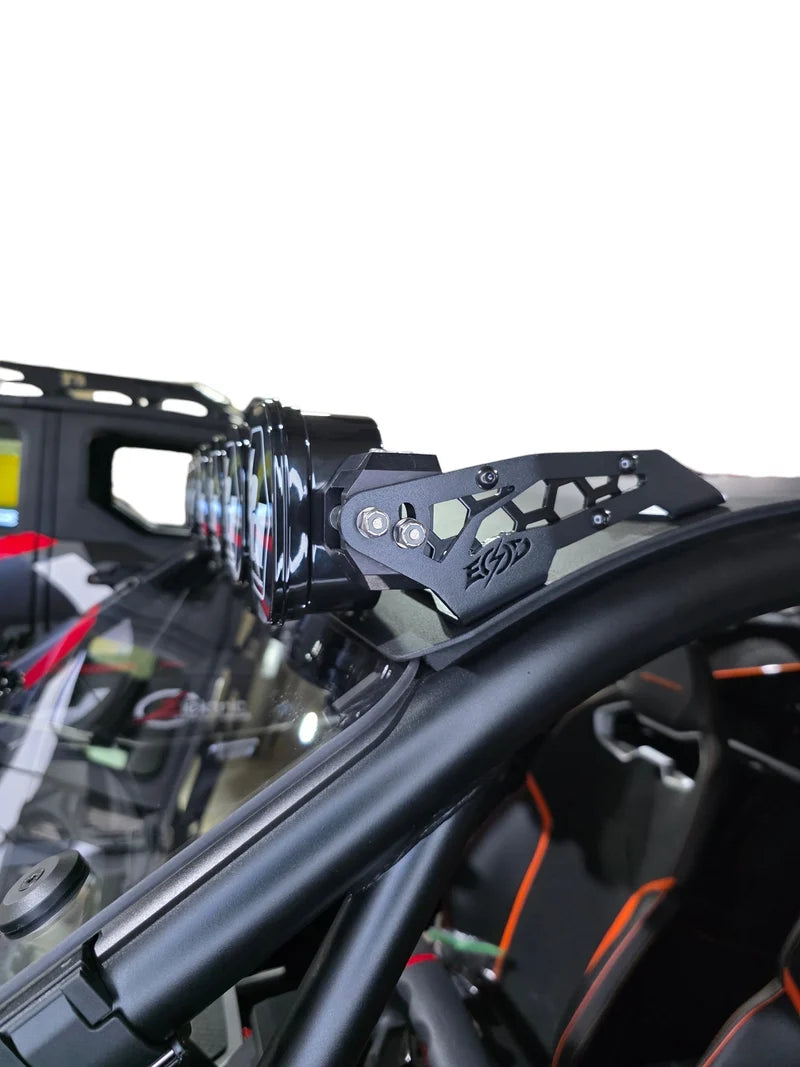 2026+ CFMoto ZForce Z10 Spark Roof Light Bar Mount for Baja Designs Linkable 7 Light
