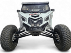 2017+ Can-Am X3 Maverick Machined Billet Front Winch Bumper (Black Anodize) image 0