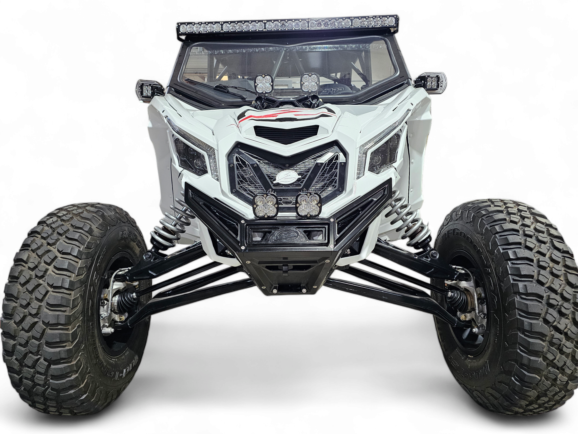 2017+ Can-Am X3 Maverick Machined Billet Front Winch Bumper (Black Anodize) image 0