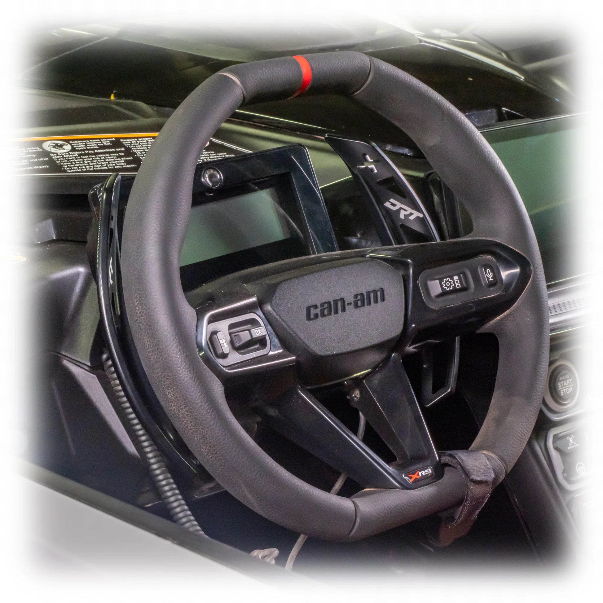 DRT Can-Am 2024+ Maverick R Billet Paddle Shifters image 3