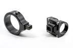 Can Am Maverick X3 1.875" Clamp On Black Billet Aluminum Fire Extinguisher Kit image 1