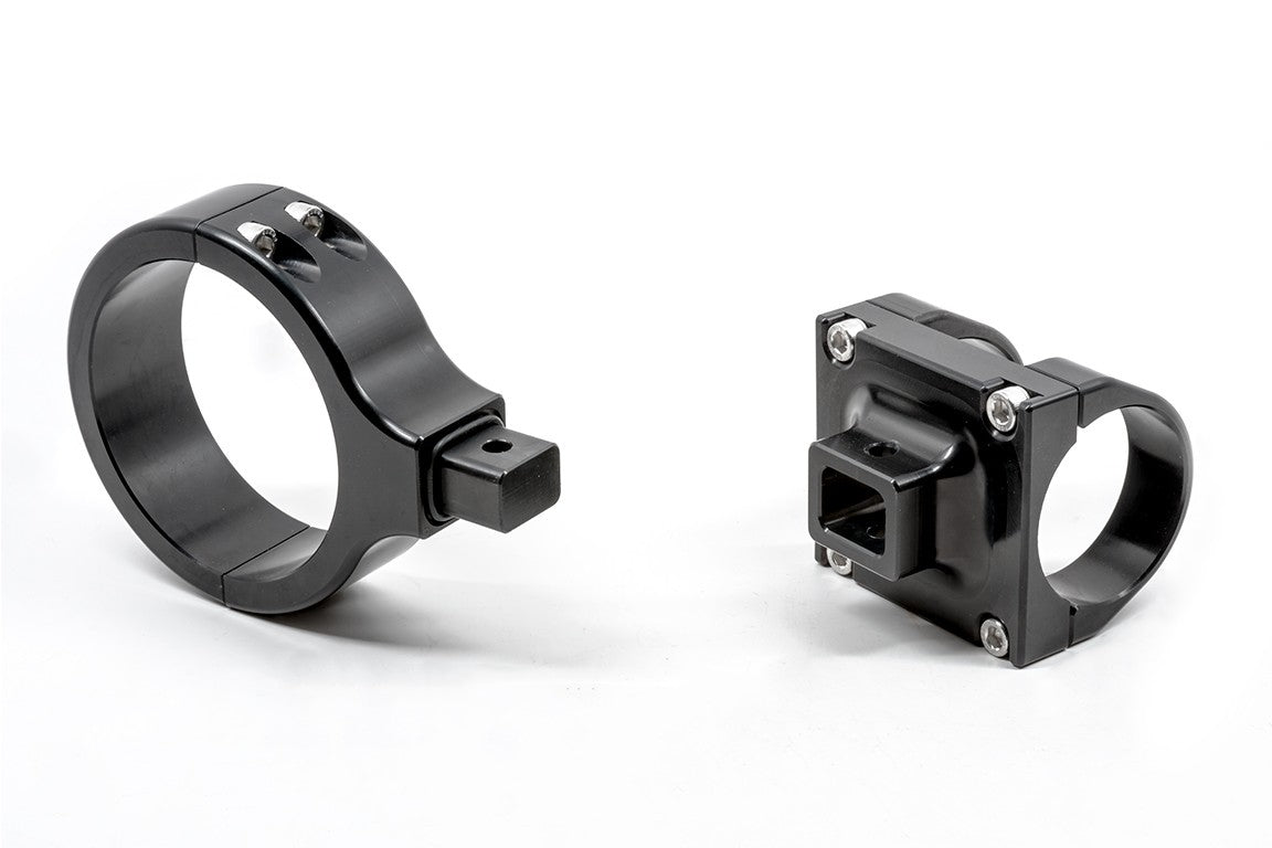Can Am Maverick X3 1.875" Clamp On Black Billet Aluminum Fire Extinguisher Kit image 1