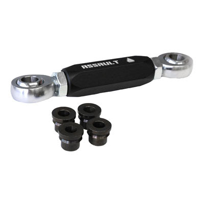 Assault Industries Heavy Duty Sway Bar Links Black - Polaris Rzr image 1