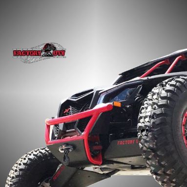 Can-Am Maverick X3 Series Steel Winch Bumper With Uhmw Bashplate image 0