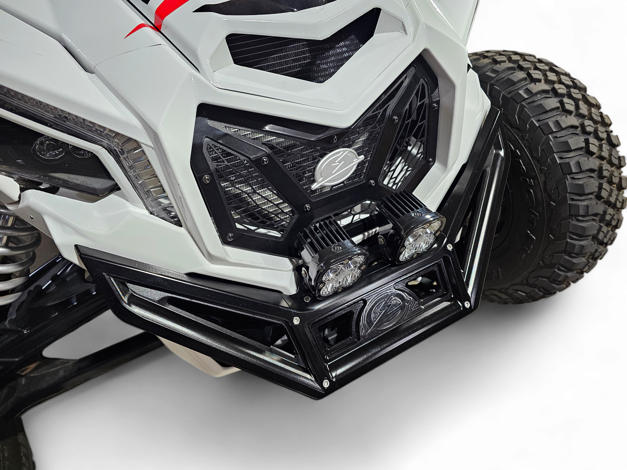 2017+ Can-Am X3 Maverick Machined Billet Front Winch Bumper (Black Anodize) image 14