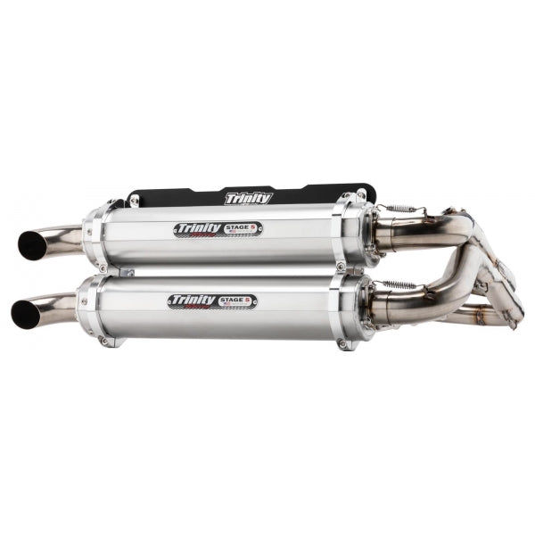 Rzr Rs1 Dual Exhaust System Brushed image 0
