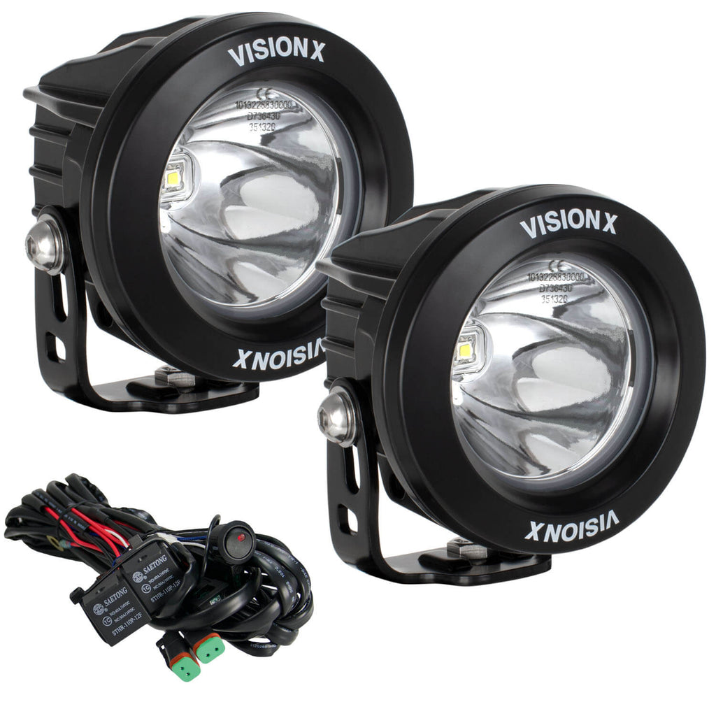 3.7" Optimus Round 10º Beam LED Light Kit