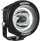 3.7" Optimus Round 15º Beam with White Halo LED Light Kit