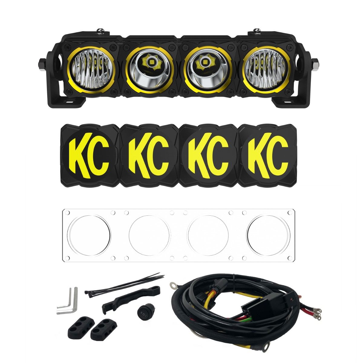 Can-Am Maverick R Shock Tower Mount and FLEX ERA® LED Light Bar Bundle image 2