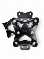 2022 to Current Can Am X3 10 Bolt Radius Rod Plate with Pull Hook (Black) image 0