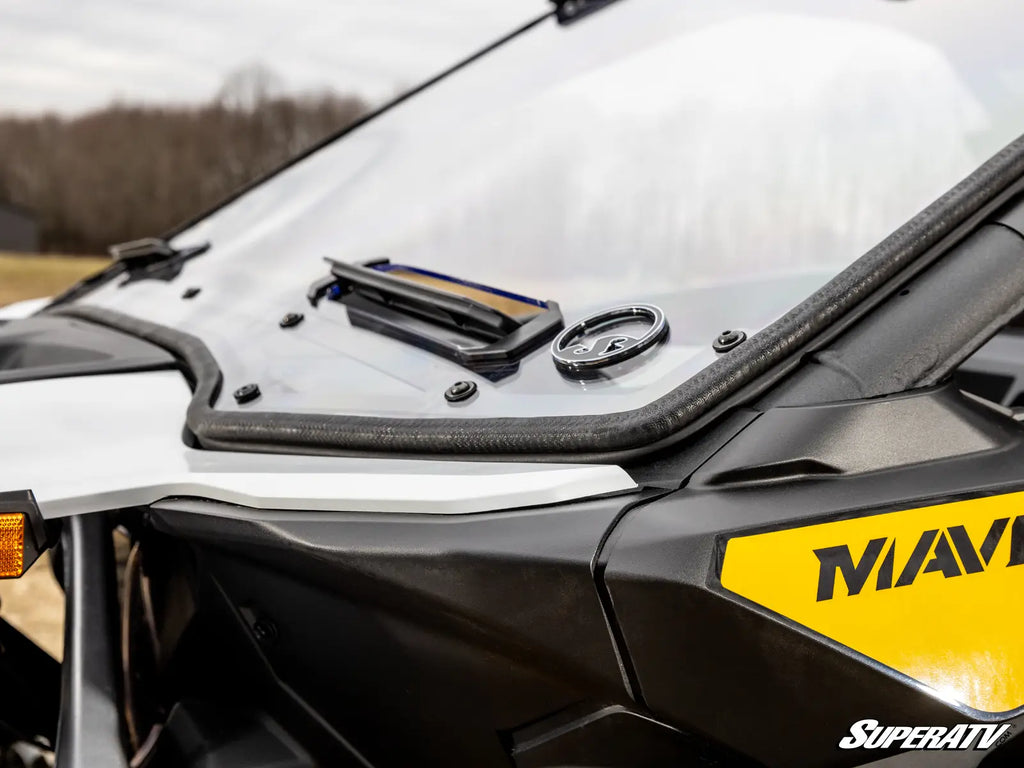 Can-Am Maverick R Scratch-Resistant Vented Full Windshield image 4