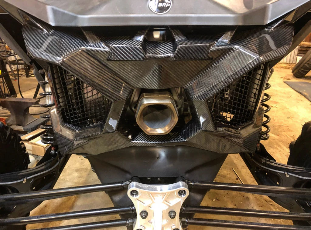 Can-Am Maverick X3 Carbon Fiber Exhaust Shroud image 3