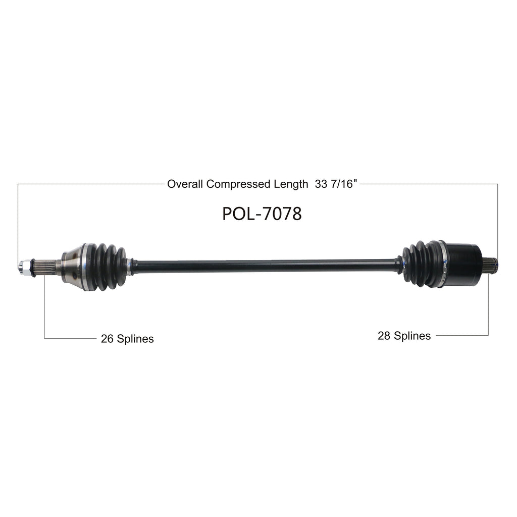 Polaris Rzr Turbo S Axle - OEM Replacement image 0