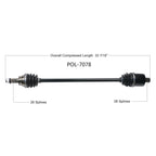 Polaris Rzr Turbo S Axle - OEM Replacement image 0