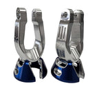 Front Lower Shock Forks & Retainer Cups For Polaris Rzr Pro R & Turbo R - Pair image 0