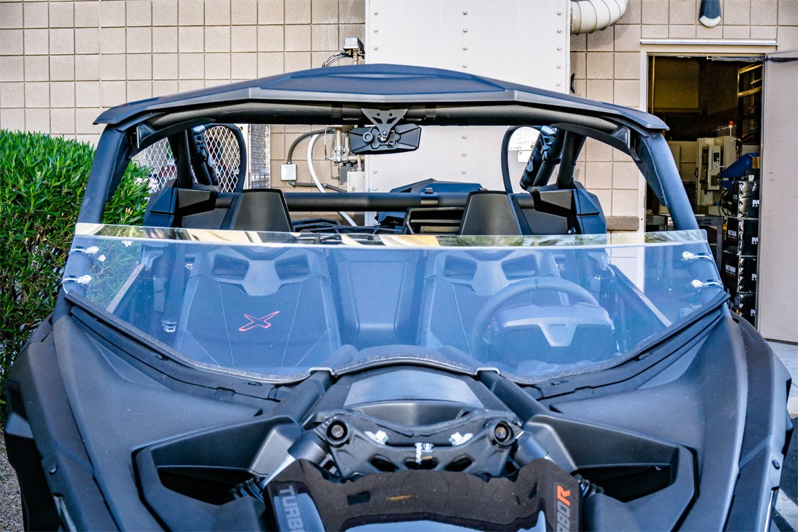 Can Am Maverick X3 Lexan Clear Half Windshield image 0