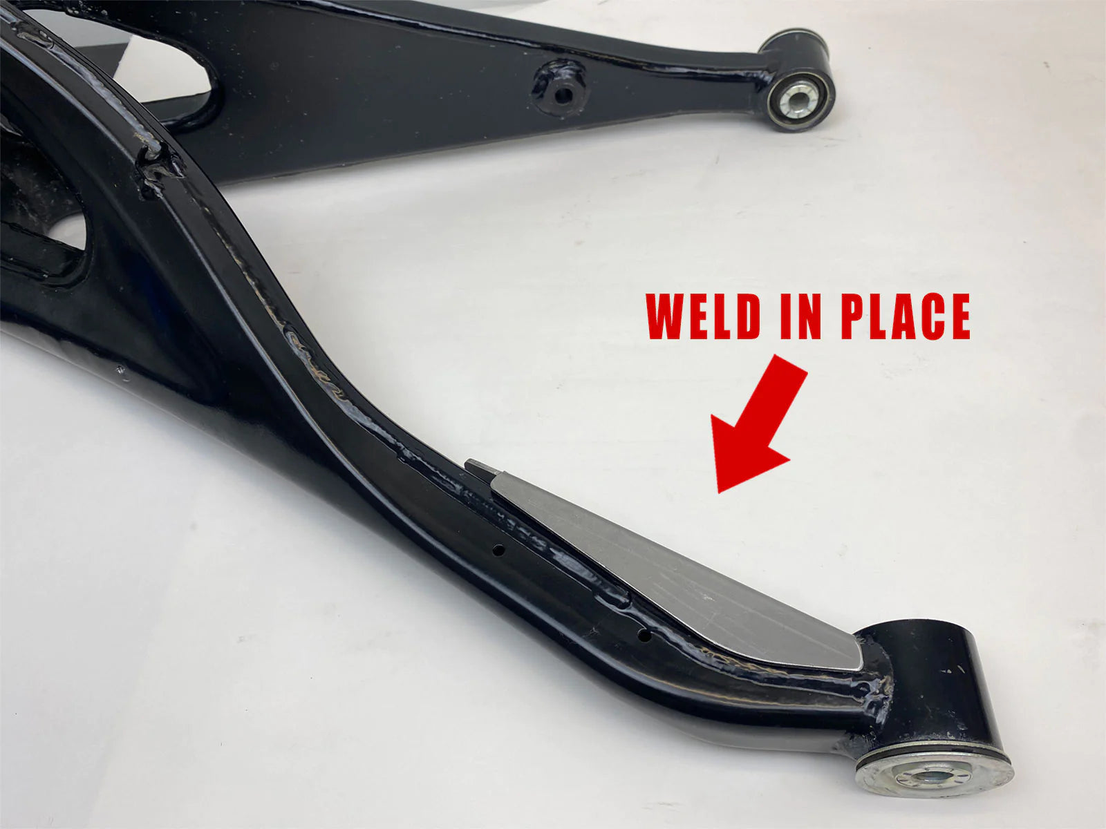 Can-Am Maverick R Lower Control Arm Bend-Guard Weld On Gusset image 0