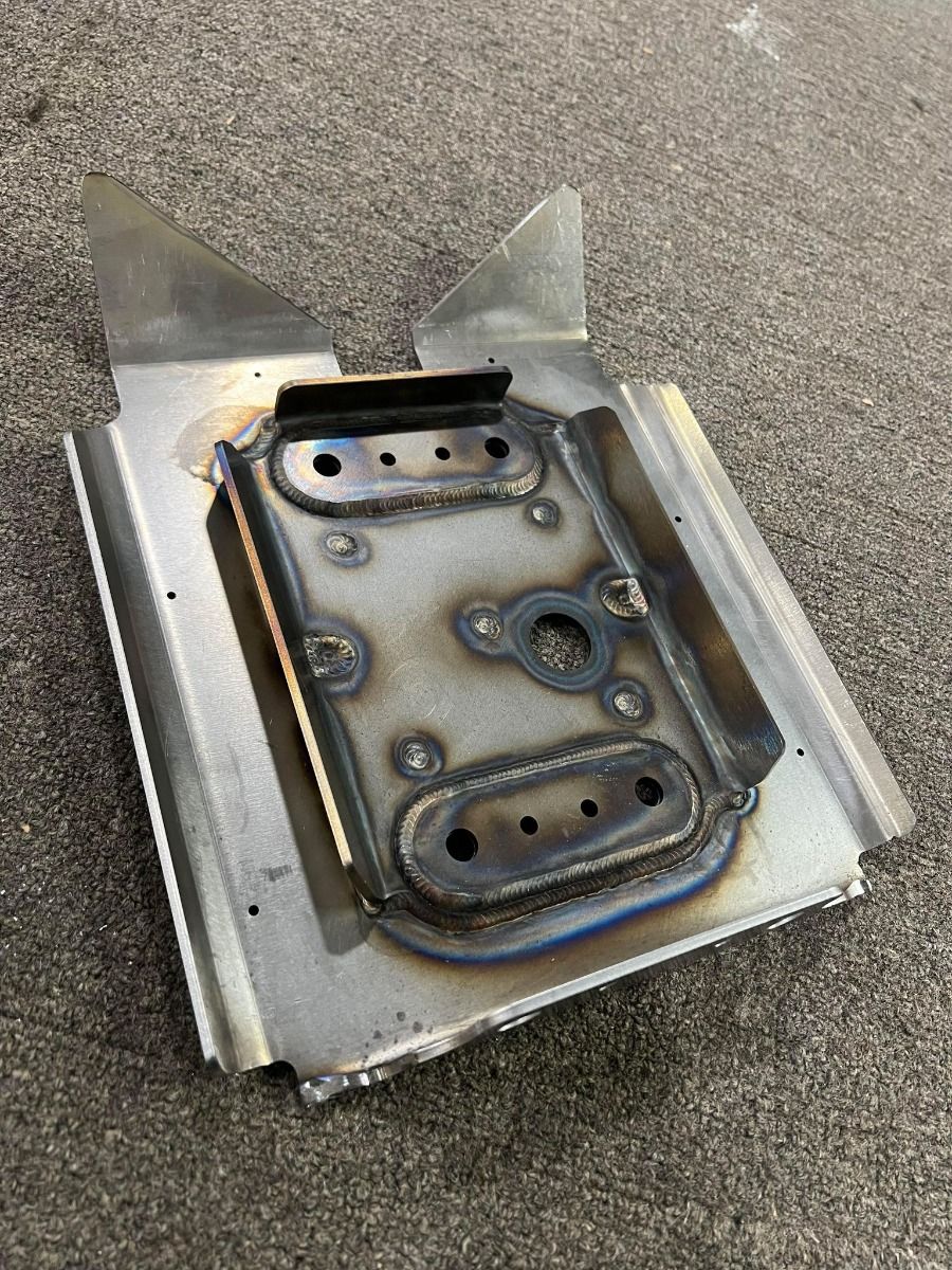Maverick X3 Chromoly Weld In Front Diff Tray - Ct Race Worx image 2