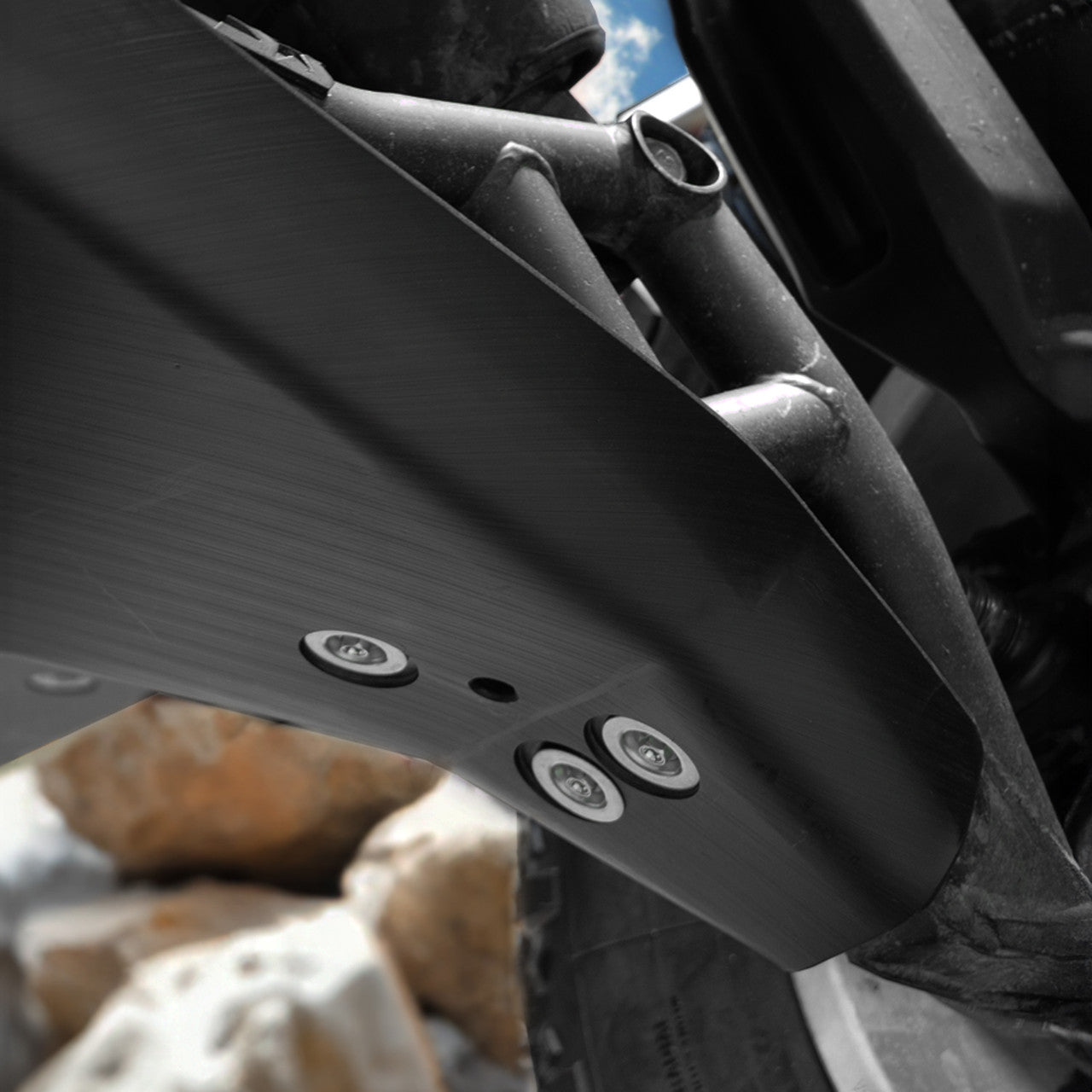 S3 Power Sports Can-Am Maverick R High Clearance Lower A-Arm Skid Plates image 5
