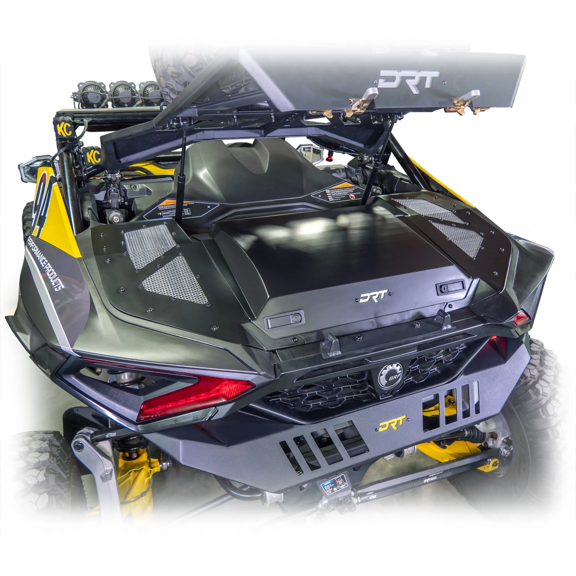 DRT Can-Am 2024+ Maverick R Aluminum Trunk Enclosure image 3