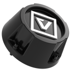 VCAP1 TALL CAP WHITE LOGO 35MM SATIN BLACK