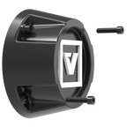 VCAP1 TALL CAP WHITE LOGO 35MM SATIN BLACK