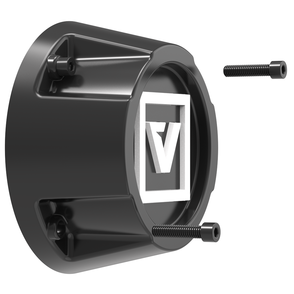 VCAP1 TALL CAP WHITE LOGO 35MM SATIN BLACK